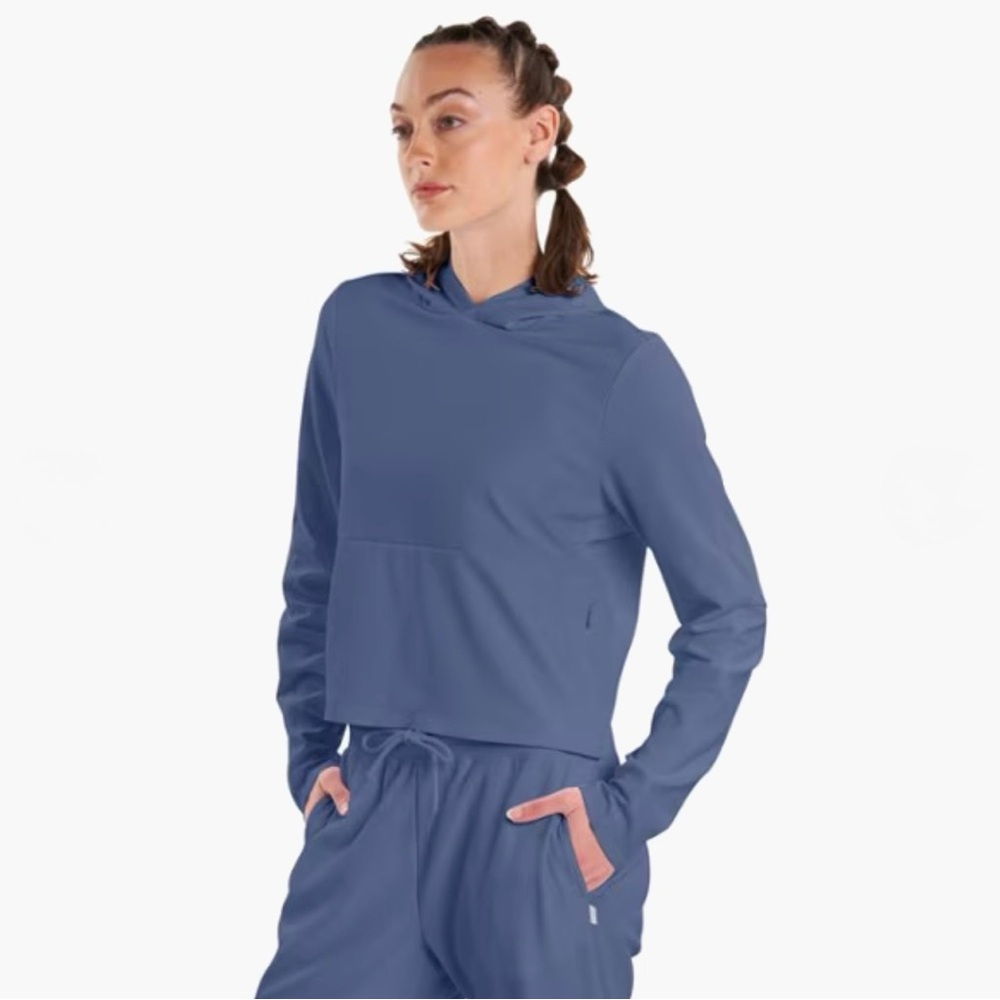 ALWRLD ALTRN Rib Hoodie Slightly Cropped Sun Hoodie Women's Large
